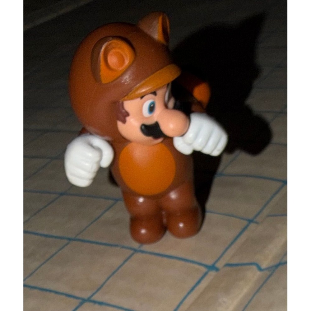 Tanooki Mario 2.5" Mini Figure Jakks Pacific World of Nintendo